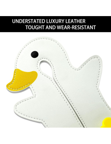 Ganchos de respaldo de asiento DUNGGLE - Cuero premium, 2 unidades