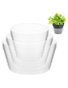 Bandejas de Goteo Profundas Hoolerry 15 Pcs 10-20 cm Plástico