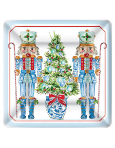 Platos de Papel Cuadrados Boston International 17.78 cm Cascanueces