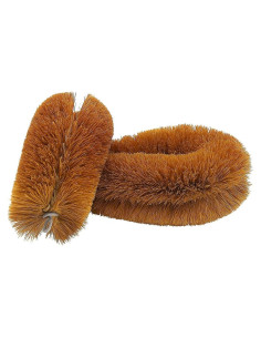 Paquete de 2 Cepillos TAWASHI de Coir para Limpieza de Verduras