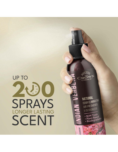 Aerosol Ambientador Natural The Crown Choice 113.4 g Geranio y Hierba Limón