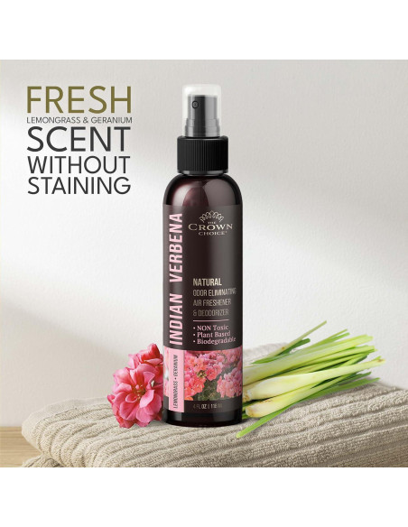 Aerosol Ambientador Natural The Crown Choice 113.4 g Geranio y Hierba Limón