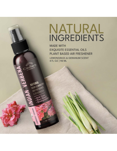 Aerosol Ambientador Natural The Crown Choice 113.4 g Geranio y Hierba Limón