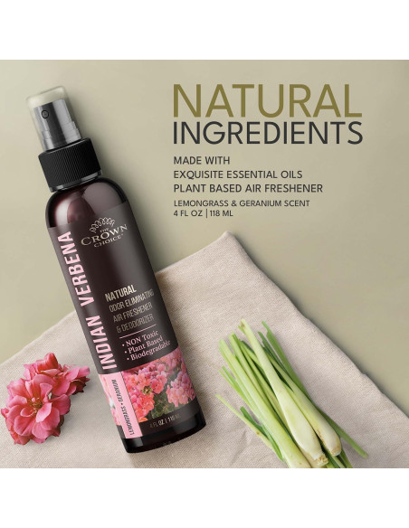 Aerosol Ambientador Natural The Crown Choice 113.4 g Geranio y Hierba Limón