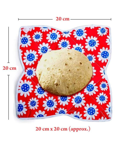Cubierta de Algodón Cuadrada 43x43 cm SoulGenie - Roti y Tortilla