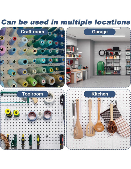 16 Ganchos Dobles para Tablero de Clavos JOUTYFOR 10.16 cm