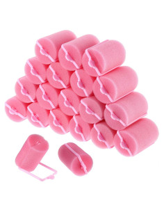 Rulos de Espuma Geyoga 18 Piezas Rosa 4.06x7.11cm