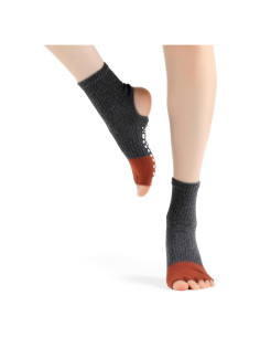 Calcetines de Pilates Antideslizantes Warmvin para Mujeres - 2 Pares