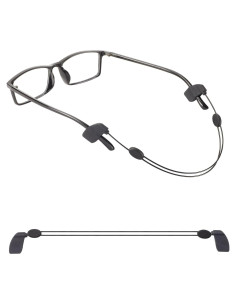 Correa Ajustable para Gafas Omnful - Negro, 21.6-38.1cm
