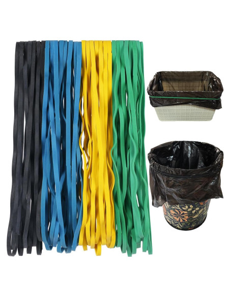 Bandas de Goma Grandes AMUU 30cm 40 Piezas Multicolor