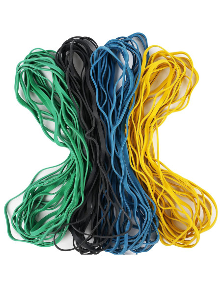 Bandas de Goma Grandes AMUU 30cm 40 Piezas Multicolor