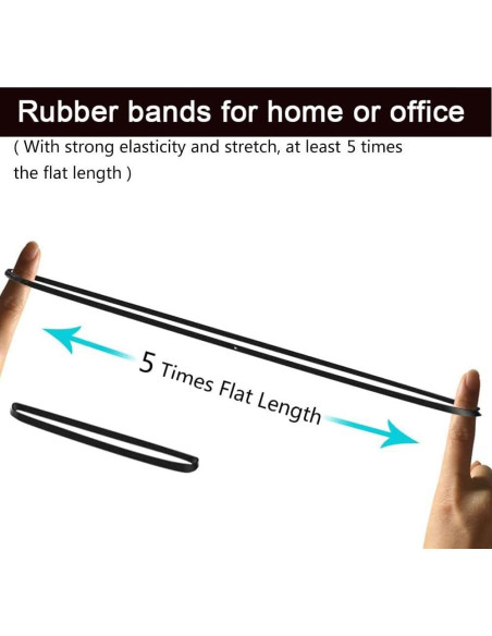 Bandas de Goma Grandes AMUU 30cm 40 Piezas Multicolor