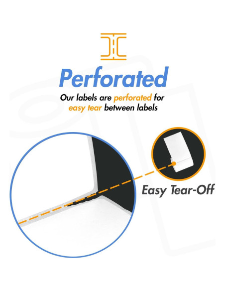 Etiqueta Térmica Directa 1x1" OfficeSmartLabels - 1 Rollo