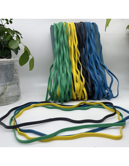 Bandas de Goma Grandes AMUU 30cm 40 Piezas Multicolor