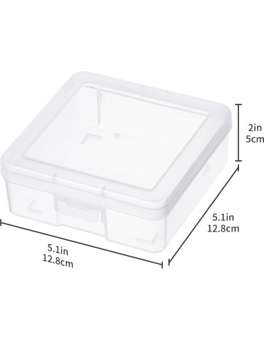 Cajas de Almacenamiento Apilables Novelinks 12 Pequeñas Transparentes