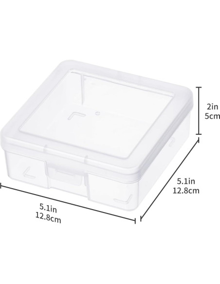 Cajas de Almacenamiento Apilables Novelinks 12 Pequeñas Transparentes
