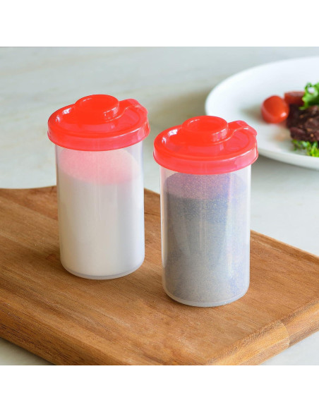 Saleros y Pimenteros de Plástico Youngever 3 Piezas Grande