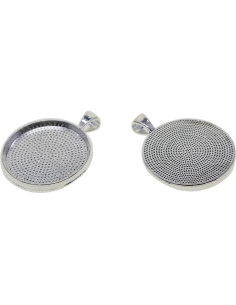 50 Piezas Bandeja Bezel Redonda 30mm para Colgantes 2