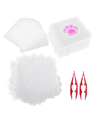 Juego de Tableros de Perlas de Fusión LOSYHU 20 Piezas 5mm