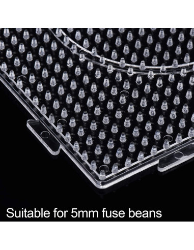 Juego de Tableros de Perlas de Fusión LOSYHU 20 Piezas 5mm