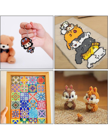 Juego de Tableros de Perlas de Fusión LOSYHU 20 Piezas 5mm