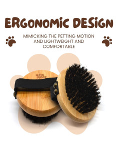 Cepillo de Palma Ovalado Buddy para Perros y Gatos - Cerdas Suaves 2