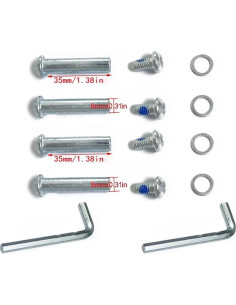 Ejes de Rueda de Patín 8mm GSHFIMESH 35mm con Herramientas 2