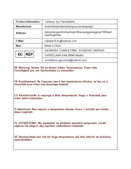 Cortador Rompedor de Cadena y Herramienta 16 en 1 Yaoliucp