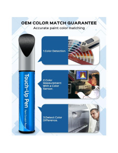 Kit de Pintura de Reparación RSACET LY9B Negro Brillante 12.1ml 2