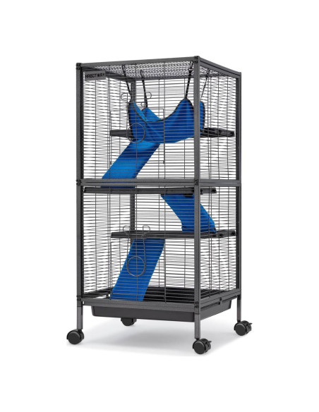 Jaula de Metal HABUTWAY 113.5 cm para Animales Pequeños