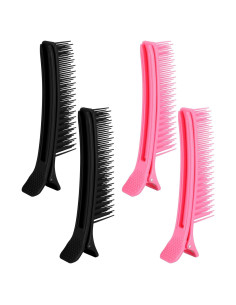 4 Clips de Agarre para Seccionar Cabello WJIAAA Antideslizantes