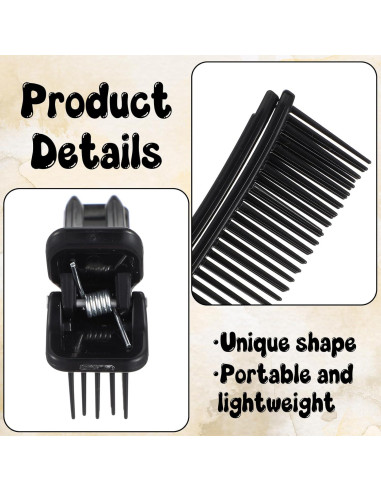 4 Clips de Agarre para Seccionar Cabello WJIAAA Antideslizantes