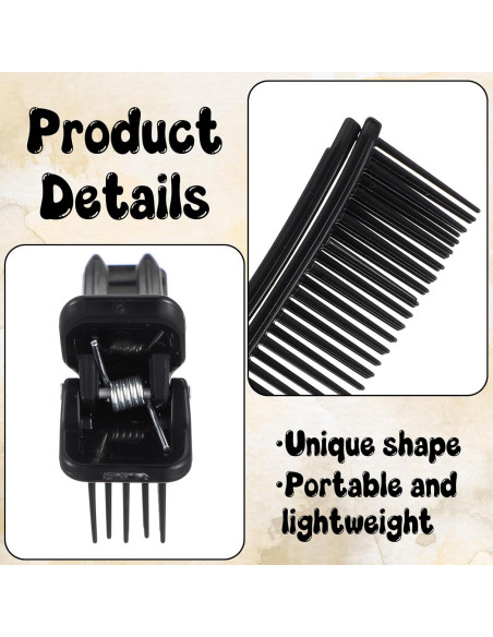 4 Clips de Agarre para Seccionar Cabello WJIAAA Antideslizantes