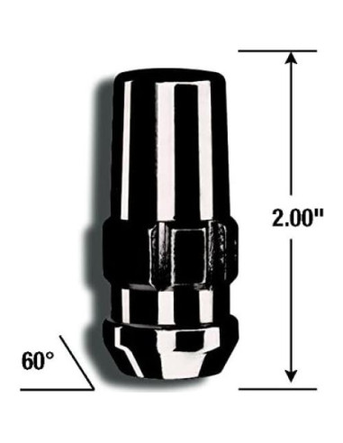 Candados de Rueda Gorilla 76641NBC 14mm x 1.50 Cromado - 4 Pzas