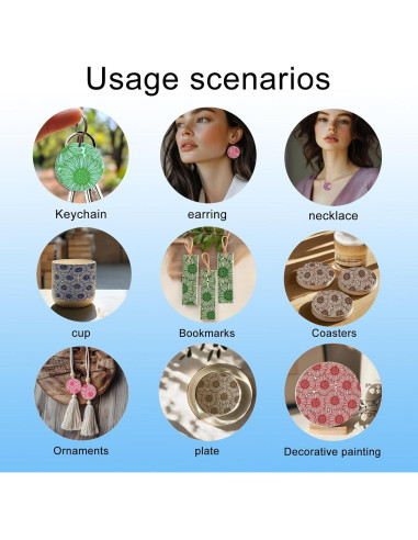 Almohadilla de Textura de Arcilla Polimérica CHGCRAFT 14x14 cm