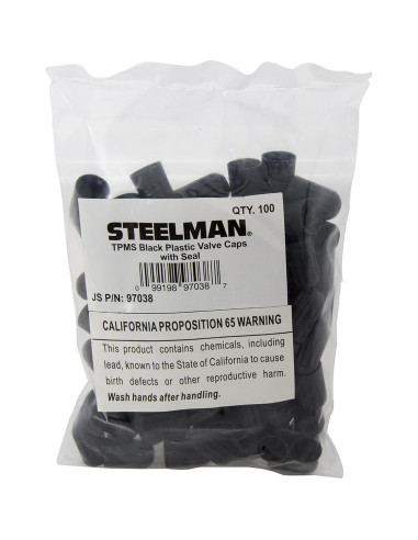 Tapones de Válvula TPMS Steelman 97038 - 100 Unidades