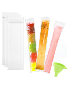 200 Moldes de Bolsas para Paletas BOSMIOW Libre de BPA