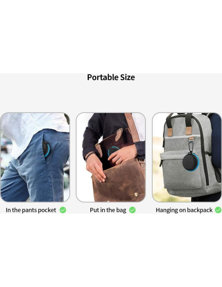 Estuche para Auriculares SUNGUY 5-Pack con Mosquetones