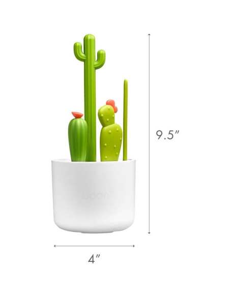 Juego de Cepillos de Limpieza Boon Cacti - 4 Piezas para Bebés