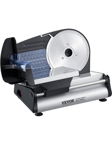 Cortadora de Carne Eléctrica VEVOR 180W 7.5" Ajustable 0-15mm