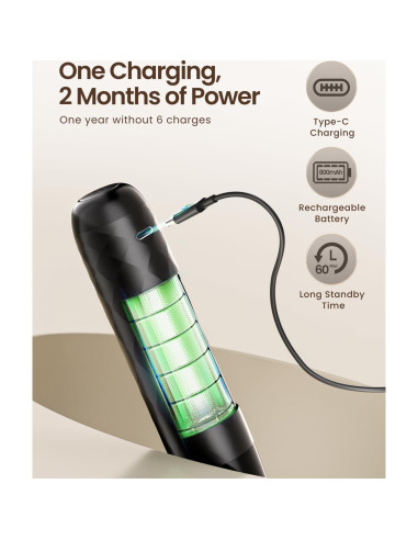 Espumador de Leche Recargable Maestri House MHMF06 Negro