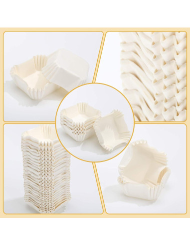 Conjunto de Moldes para Hornear Lallisa 2 Pcs + 500 Forros Cupcakes