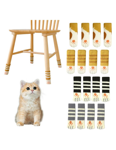 16 Calcetines Protectores de Patas de Silla R REVOLEURT