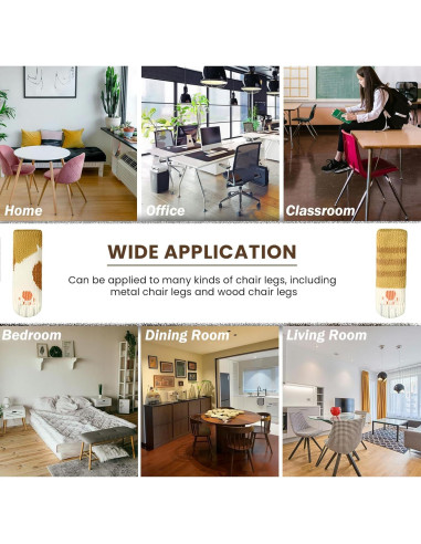 16 Calcetines Protectores de Patas de Silla R REVOLEURT