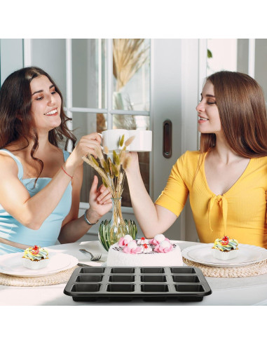 Conjunto de Moldes para Hornear Lallisa 2 Pcs + 500 Forros Cupcakes