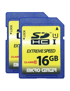 Tarjeta de Memoria SDHC Inland 16GB Clase 10 - 2 Paquete