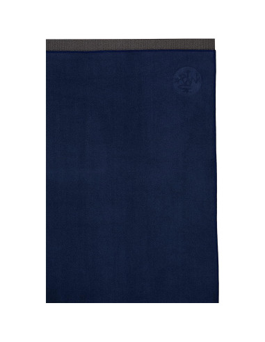 Toalla de Yoga Manduka eQua - Microfibra, 182 cm, Color Medianoche