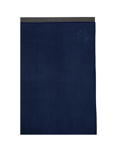 Toalla de Yoga Manduka eQua - Microfibra, 182 cm, Color Medianoche