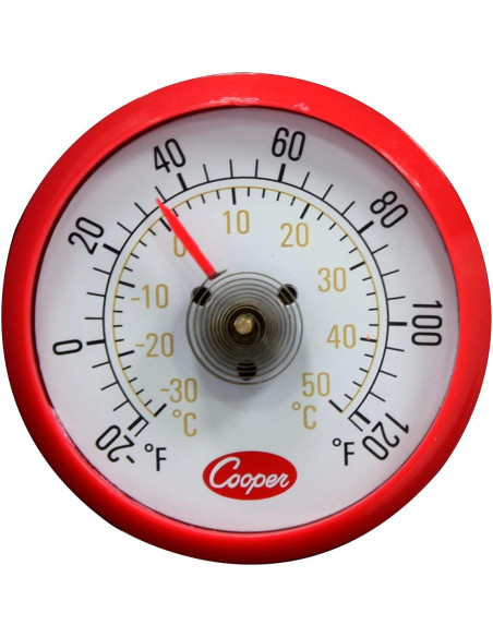 Termómetro Bimetálico Cooper-Atkins 535-0-8 con Imán -28.89C a 120C