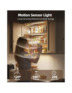 Luces LED Bajo Gabinete Inalámbricas AMETHEUS 20.32cm 3 Pcs 2